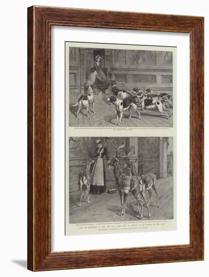 You are Requested to Keep the Hall Doors Shut on Account of the Animals in the Park-Samuel Edmund Waller-Framed Giclee Print