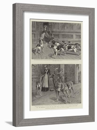 You are Requested to Keep the Hall Doors Shut on Account of the Animals in the Park-Samuel Edmund Waller-Framed Giclee Print