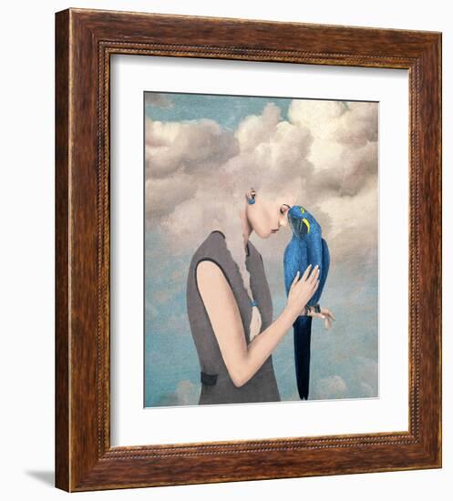 You Are Safe With Me-Paula Belle Flores-Framed Art Print