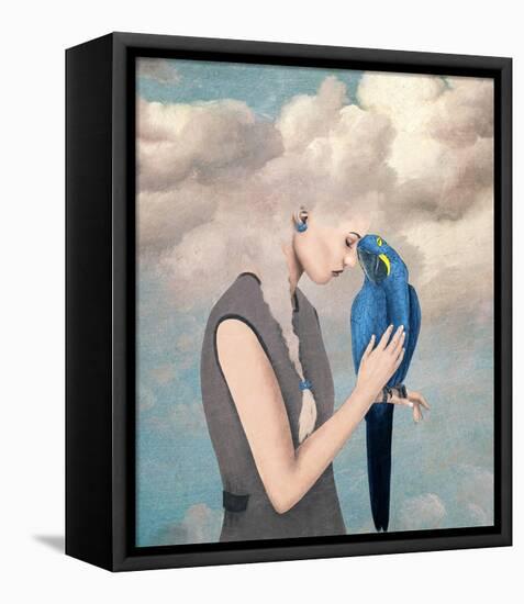 You Are Safe With Me-Paula Belle Flores-Framed Stretched Canvas