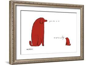 You Are So Little and You Are So Big, c. 1958-Andy Warhol-Framed Art Print