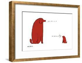 You Are So Little and You Are So Big, c. 1958-Andy Warhol-Framed Art Print
