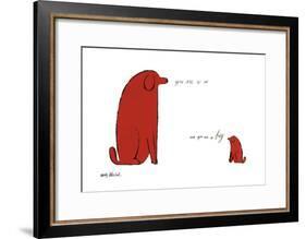 You Are So Little and You Are So Big, c. 1958-Andy Warhol-Framed Art Print