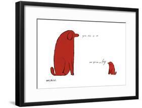 You Are So Little and You Are So Big, c. 1958-Andy Warhol-Framed Art Print