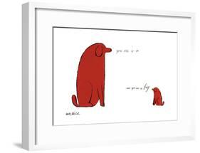 You Are So Little and You Are So Big, c. 1958-Andy Warhol-Framed Art Print