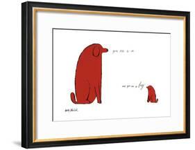 You Are So Little and You Are So Big, c. 1958-Andy Warhol-Framed Art Print
