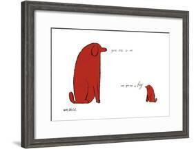 You Are So Little and You Are So Big, c. 1958-Andy Warhol-Framed Art Print