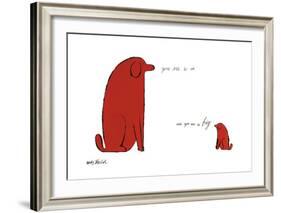 You Are So Little and You Are So Big, c. 1958-Andy Warhol-Framed Art Print