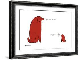 You Are So Little and You Are So Big, c. 1958-Andy Warhol-Framed Art Print