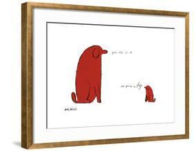 You Are So Little and You Are So Big, c. 1958-Andy Warhol-Framed Giclee Print