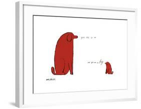 You Are So Little and You Are So Big, c. 1958-Andy Warhol-Framed Giclee Print