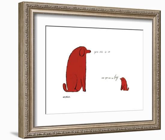You Are So Little And You Are So Big, c. 1958-Andy Warhol-Framed Art Print
