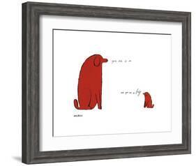 You Are So Little And You Are So Big, c. 1958-Andy Warhol-Framed Art Print