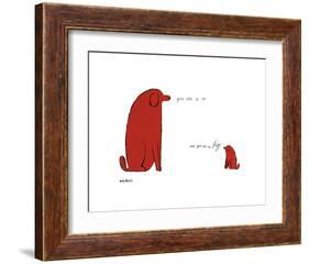 You Are So Little And You Are So Big, c. 1958-Andy Warhol-Framed Art Print
