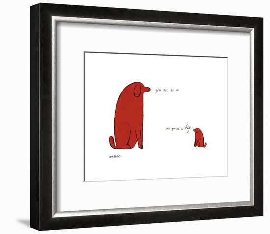 You Are So Little And You Are So Big, c. 1958-Andy Warhol-Framed Art Print