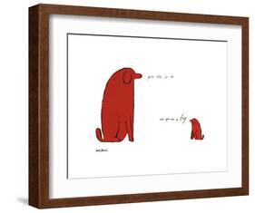 You Are So Little And You Are So Big, c. 1958-Andy Warhol-Framed Art Print