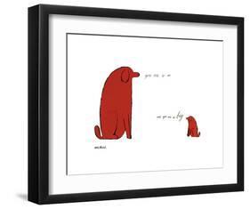 You Are So Little And You Are So Big, c. 1958-Andy Warhol-Framed Art Print