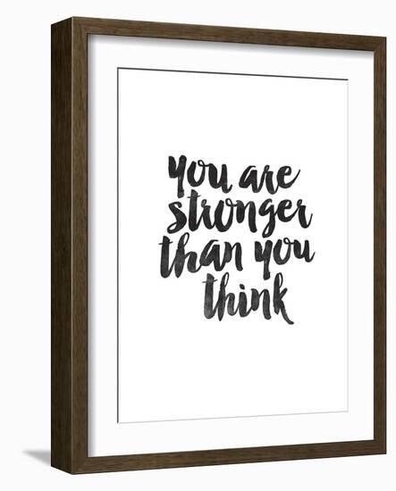 You Are Stronger Than You Think-Brett Wilson-Framed Art Print