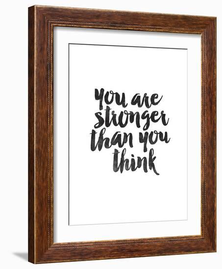 You Are Stronger Than You Think-Brett Wilson-Framed Art Print