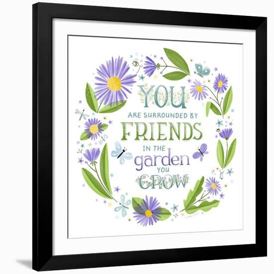 You are Surrounded by Friends-Heather Rosas-Framed Art Print