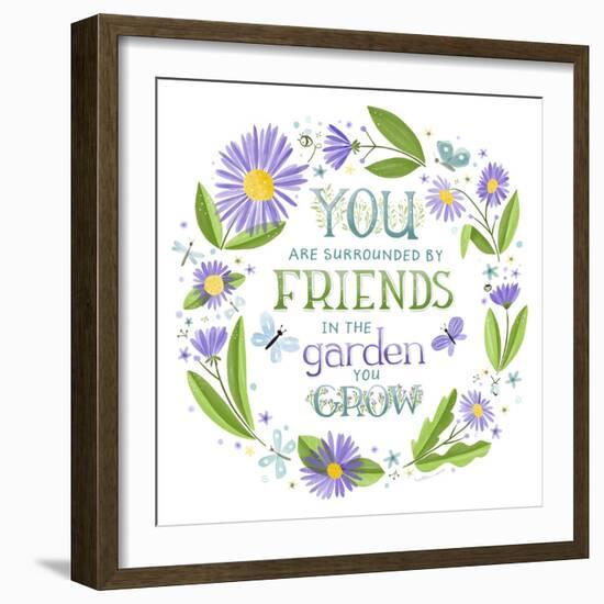 You are Surrounded by Friends-Heather Rosas-Framed Art Print