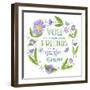 You are Surrounded by Friends-Heather Rosas-Framed Art Print