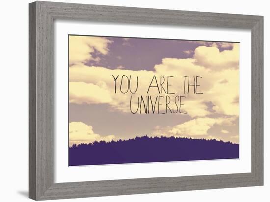 You are the Universe-null-Framed Giclee Print