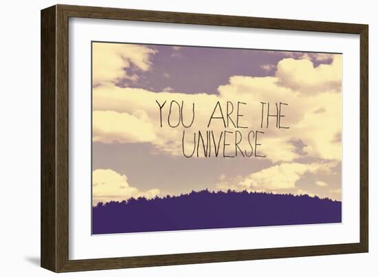 You are the Universe-null-Framed Giclee Print