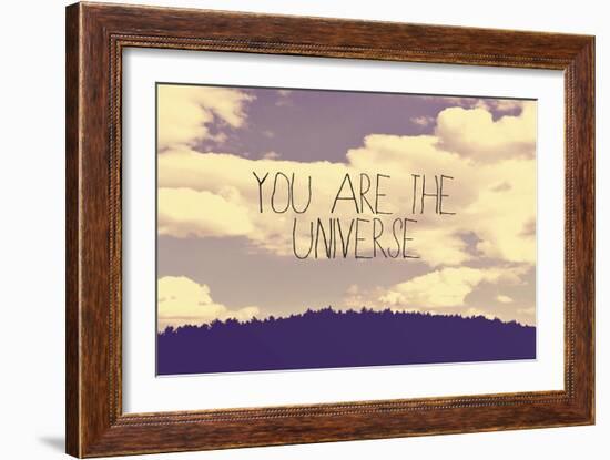 You are the Universe-null-Framed Giclee Print