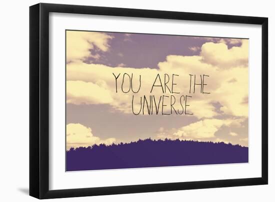 You are the Universe-null-Framed Giclee Print