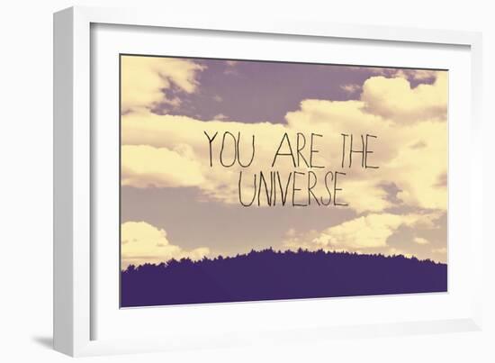 You are the Universe-null-Framed Giclee Print