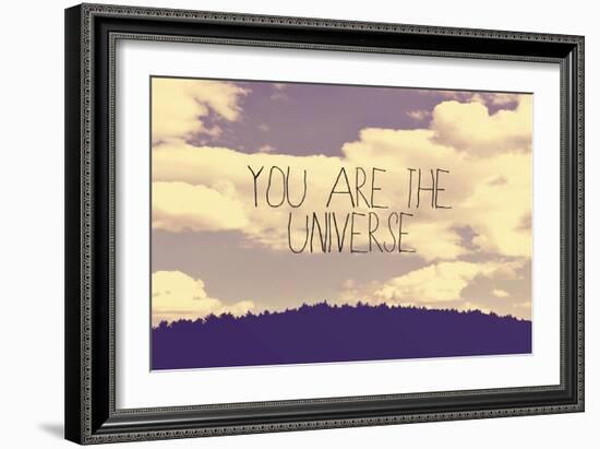 You are the Universe-null-Framed Giclee Print