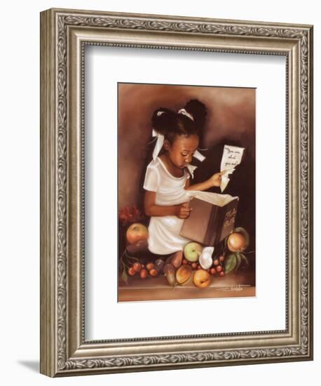 You Are What You Eat-Edwin Lester-Framed Art Print