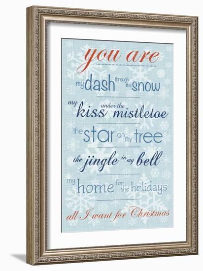 You Are-Lauren Gibbons-Framed Art Print