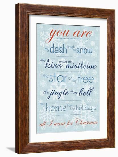 You Are-Lauren Gibbons-Framed Art Print