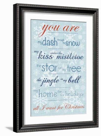 You Are-Lauren Gibbons-Framed Art Print