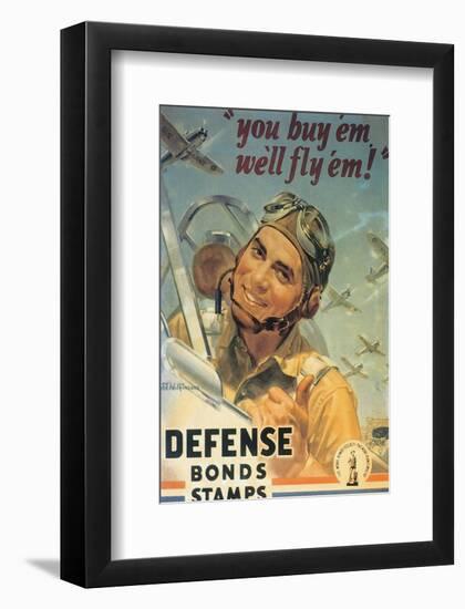 You Buy'em We'll Fly'em!-H^H^ Wilkinsons-Framed Art Print