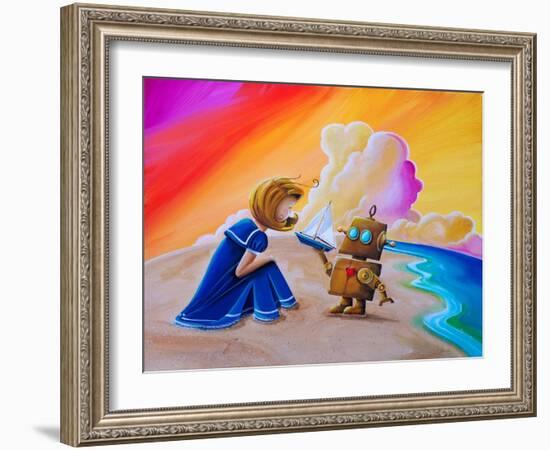 You Can Be Captain-Cindy Thornton-Framed Art Print