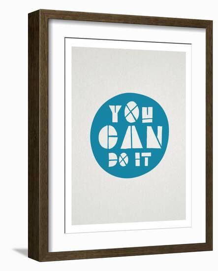 You Can Do It Affirmation Dot--Framed Art Print