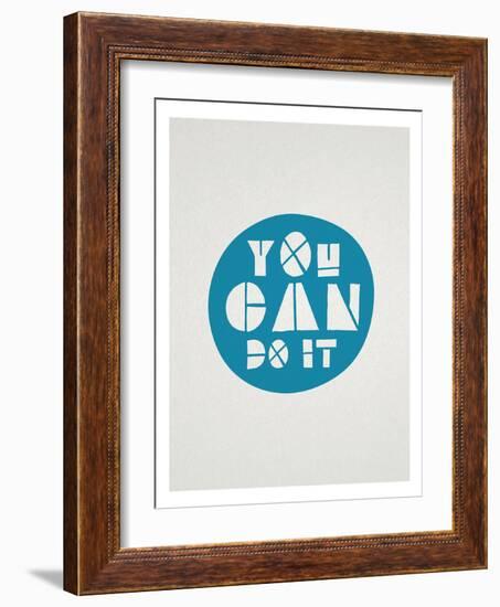 You Can Do It Affirmation Dot--Framed Art Print