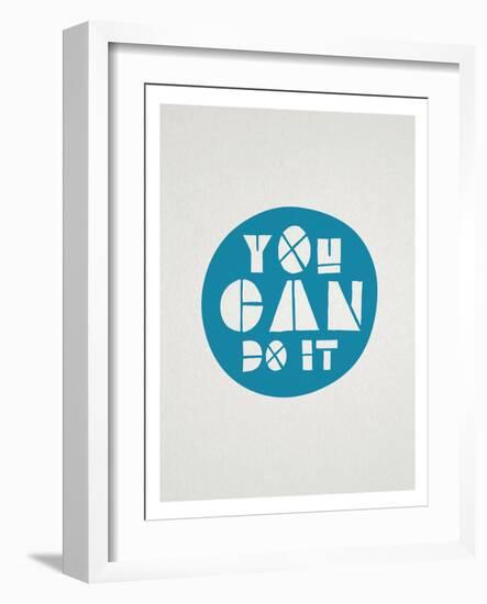 You Can Do It Affirmation Dot--Framed Art Print