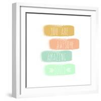 You Can Do It-Linda Woods-Framed Art Print