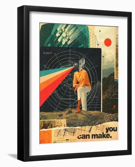 You Can Make it Right-Frank Moth-Framed Giclee Print