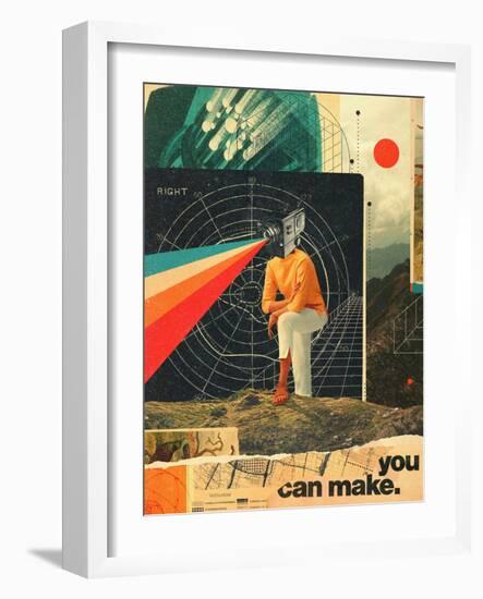 You Can Make it Right-Frank Moth-Framed Giclee Print
