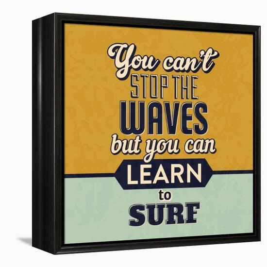 You Can't Stop the Waves-Lorand Okos-Framed Stretched Canvas