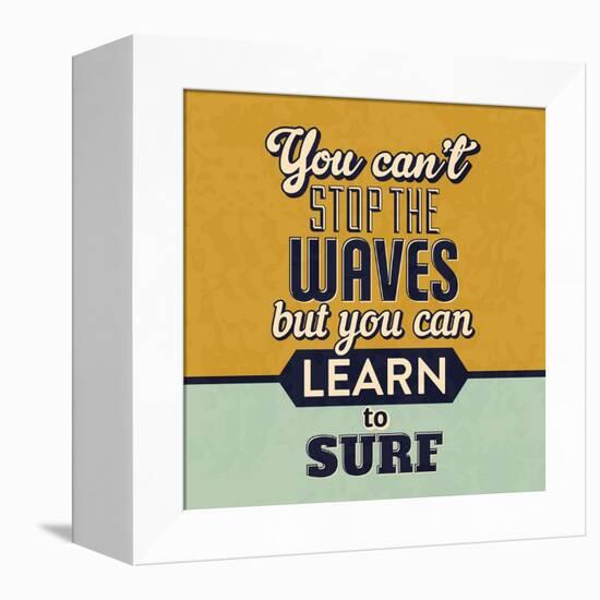 You Can't Stop the Waves-Lorand Okos-Framed Stretched Canvas