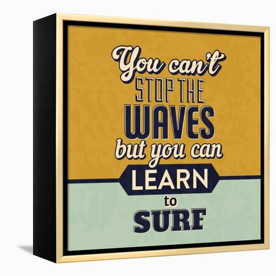 You Can't Stop the Waves-Lorand Okos-Framed Stretched Canvas