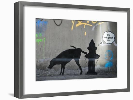 You Complete Me-Banksy-Framed Premium Giclee Print