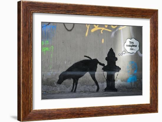 You Complete Me-Banksy-Framed Premium Giclee Print