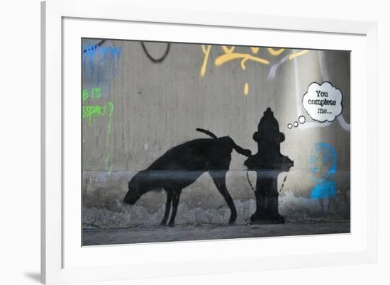 You Complete Me-Banksy-Framed Giclee Print